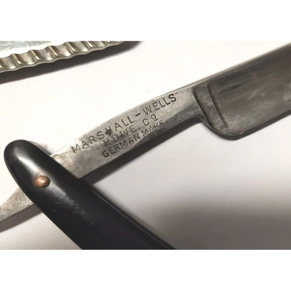 2 Vintage Razors Curley's Ideal Safety Razor & Marshall-Wells Zenith Gunmetal - Picture 3 of 6